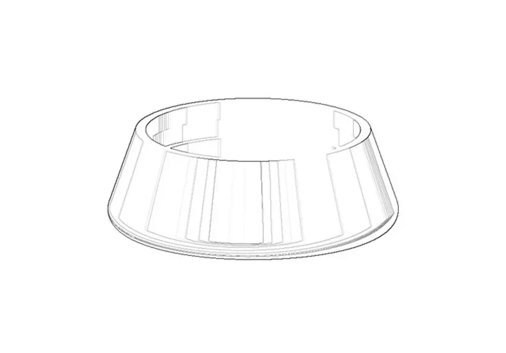 DORNBRACHT Halter für Standmodell ERSATZTEILE 081797650 74 x 74 x 25 mm Chrom, 081797650-00 Galeriebild 1